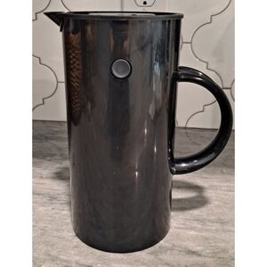 Black Stelton Erik Magnussen French Press Coffee Maker Made in Denmark